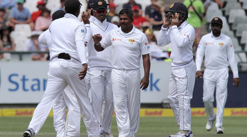 Rangana Herath became Sri Lanka's second-highest wicket taker, South Africa v Sri Lanka, 2nd Test, Cape Town, 2nd day, January 3, 2017 ©Gallo Images