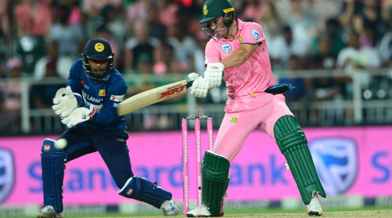 AB de Villiers plays a cut shot, South Africa v Sri Lanka, 3rd ODI, Johannesburg, February 4, 2017 ©Getty Images