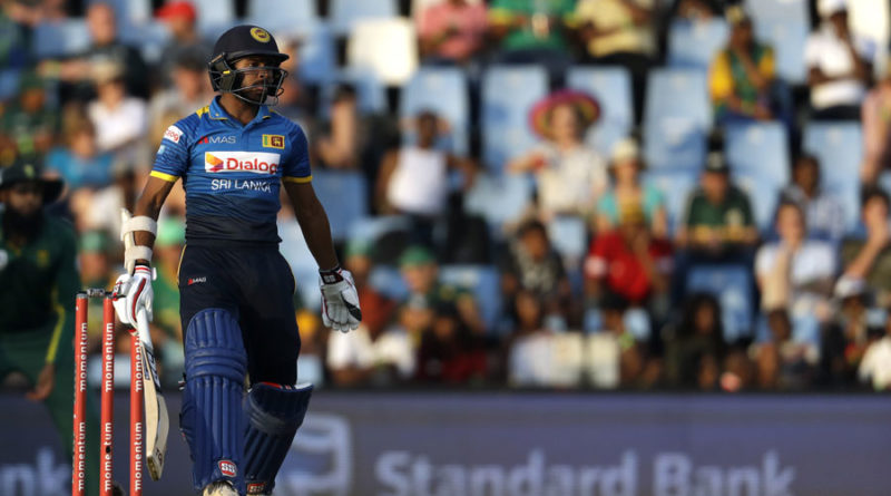 Niroshan Dickwella made a punchy 39 before holing out to mid-off, South Africa v Sri Lanka, 5th ODI, Centurion, February 10, 2017 ©Associated Press