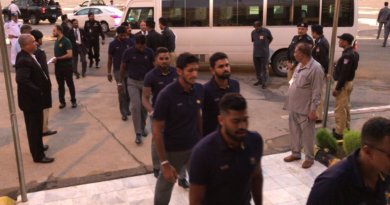 Arrival of Sri Lanka team at Karachi © TheRealPCB