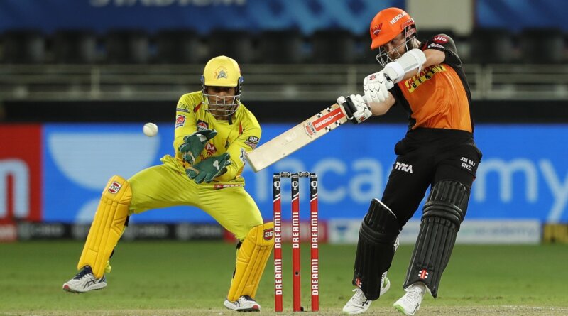 Kane Williamson of Sunrisers Hyderabad batting during match 29 of season 13 of the Dream 11 Indian Premier League (IPL) between the Sunrisers Hyderabad and the Chennai Super Kings held at the Dubai International Cricket Stadium, Dubai in the United Arab Emirates on the 13th October 2020. Photo by: Saikat Das / Sportzpics for BCCI