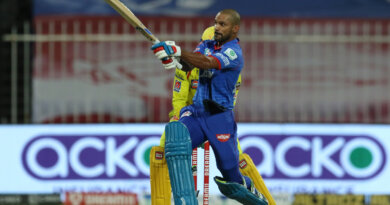 Shikhar Dhawan of Delhi Capitals bats during match 34 of season 13 of the Dream 11 Indian Premier League (IPL) between the Delhi Capitals and the Chennai Super Kings held at the Sharjah Cricket Stadium, Sharjah in the United Arab Emirates on the 17th October 2020. Photo by: Deepak Malik / Sportzpics for BCCI