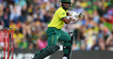 Temba Bavuma steers one behind square, South Africa v England, 3rd T20I, Centurion. February 16, 2020 ©Getty Images