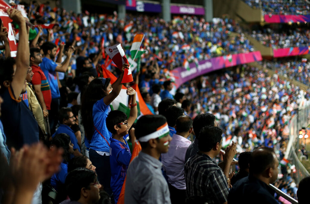 The West Indies team celebrate after reaching the final, India v West Indies, World T20 2016, semi-final, Mumbai, March 31, 2016 ©IDI/Getty Images