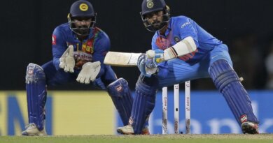 Dinesh Karthik kept him good company in an unbroken 68-run stand as India won with six wickets and nine balls to spare © Associated Press