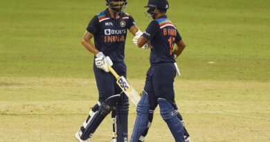 Deepak Chahar and Bhuvneshwar Kumar brought up a fifty-run stand, Sri Lanka vs India, 2nd ODI, Colombo, July 20, 2021 ©ISHARA S. KODIKARA/AFP/Getty Images