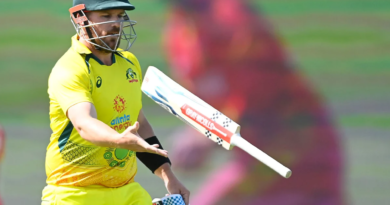 Aaron Finch fell cheaply again•Sep 03, 2022•Getty Images