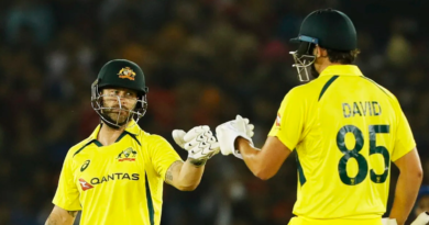 Matthew Wade and Tim David get in on the fist bumps•Sep 20, 2022•BCCI