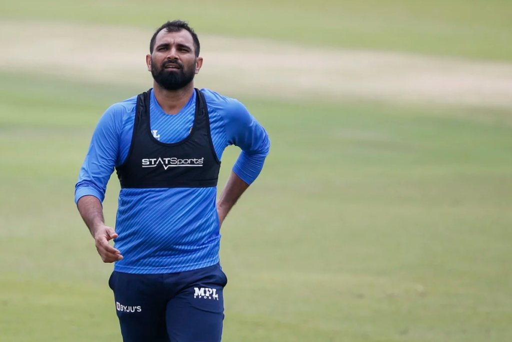 Mohammed Shami tunes up for the South Africa Test series•Dec 21, 2021•AFP via Getty Images