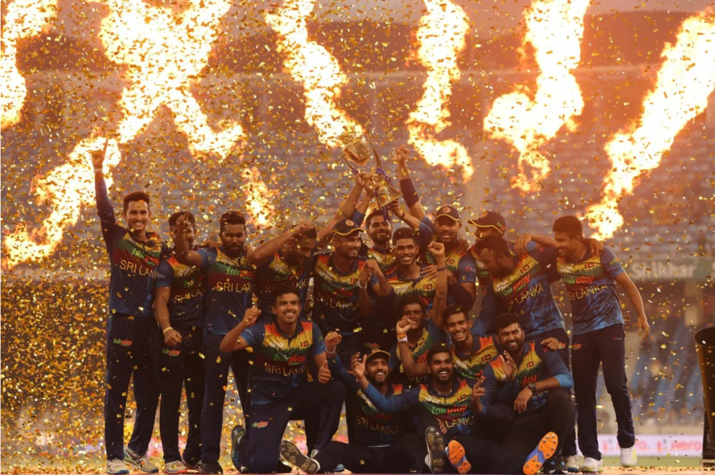 Sri Lanka were on fire for much of the Asia Cup, and especially in the final•Sep 11, 2022•AFP/Getty Images