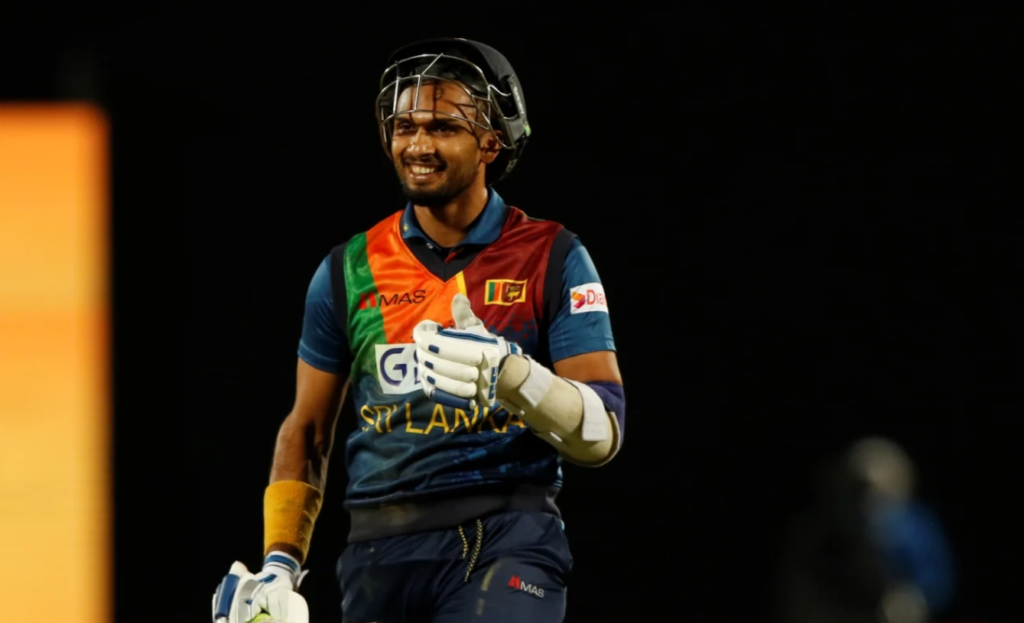 Dasun Shanaka smashed an unbeaten 47 off 19 balls•Feb 26, 2022•BCCI