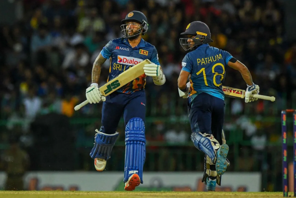 Kusal Mendis and Pathum Nissanka stitched a century stand•Jun 19, 2022•AFP/Getty Images