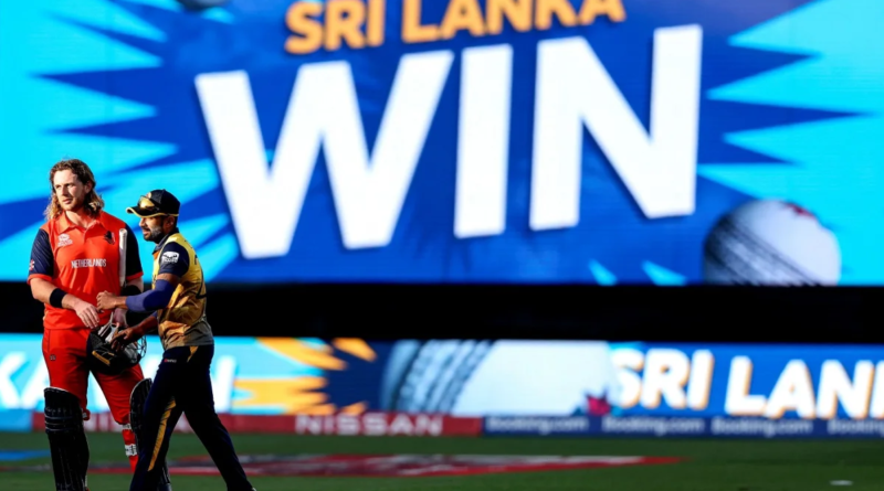 Sri Lanka booked their place in the Super 12s•Oct 20, 2022•AFP/Getty Images