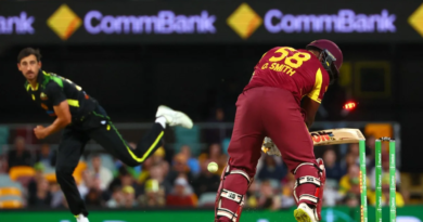 When Mitchell Starc gets his yorker right, it really is a sight to behold•Oct 07, 2022•AFP/Getty Images