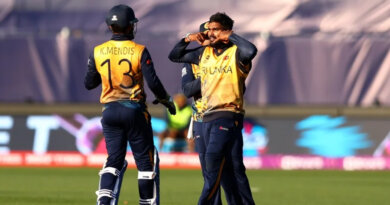 anindu Hasaranga celebrates a wicket•Oct 20, 2022•ICC via Getty Images