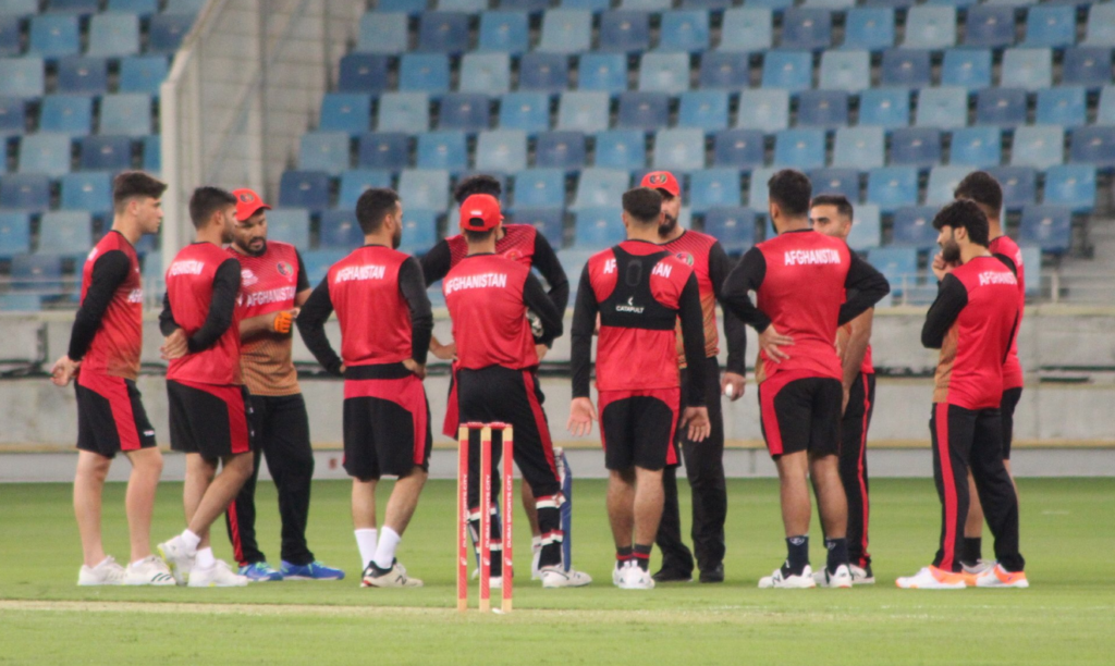 AfghanAtalan's intra-squad match at their training camp in UAE © ACB