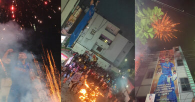 Fans celebrating Virat Kohli's birthday in India like a Diwali