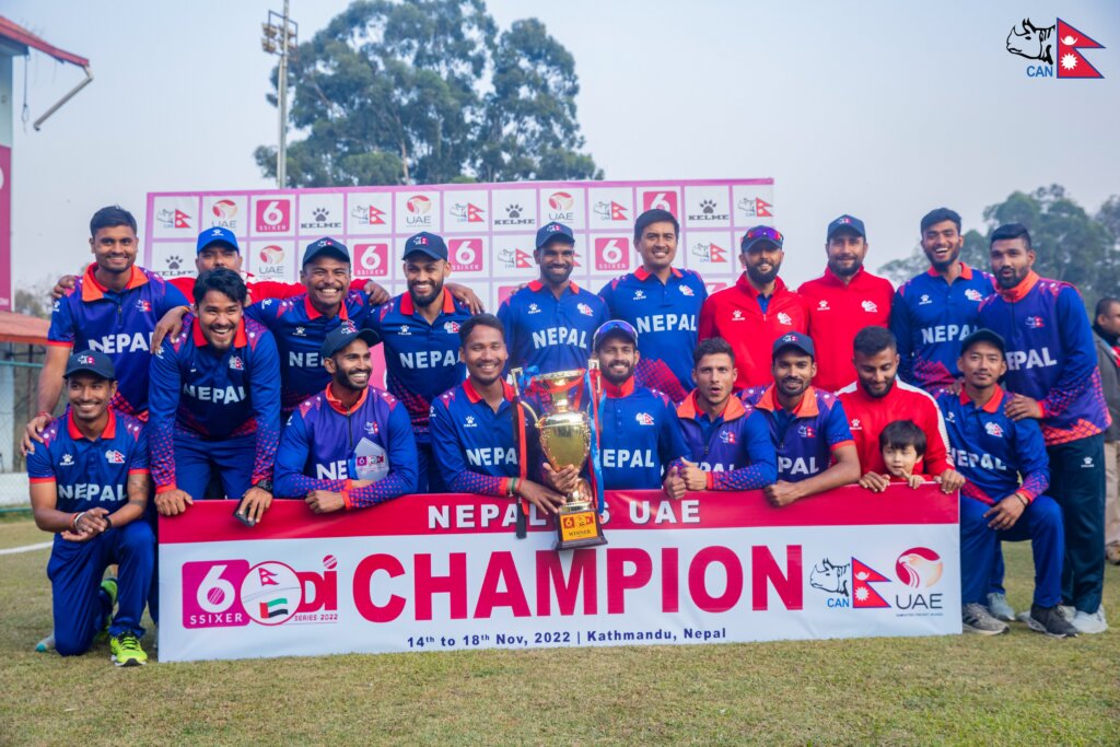 Nepal win the third match to clinch the ODI series © Nepal Cricket