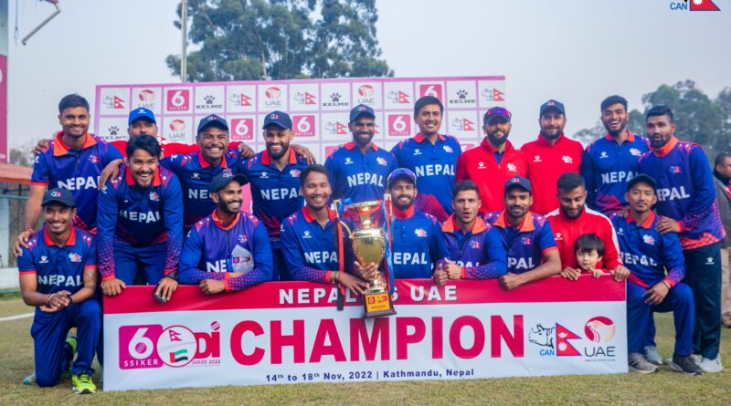 Nepal win the third match to clinch the ODI series © Nepal Cricket