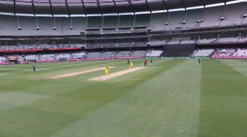 Lowest crowd for an ODI involving Australia on the MCG