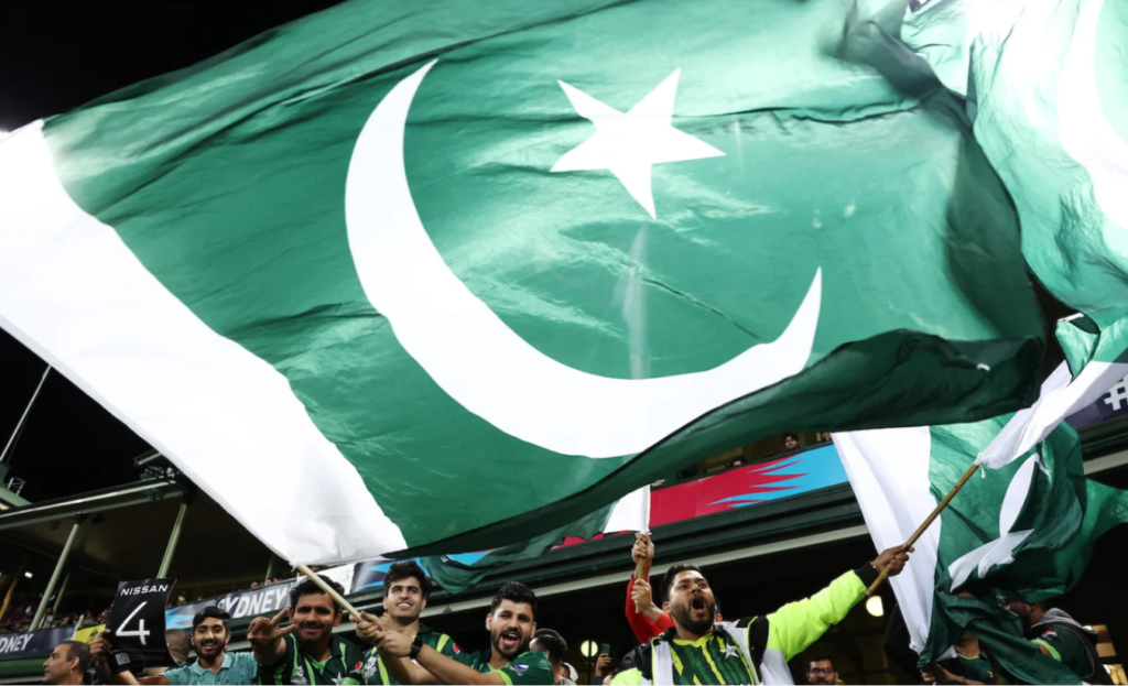 Pakistan fans had a lot to cheer about as their team dominated from start to finish•Nov 09, 2022•ICC via Getty