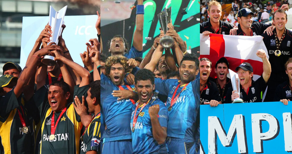 Teams who have played most T20 World Cup finals