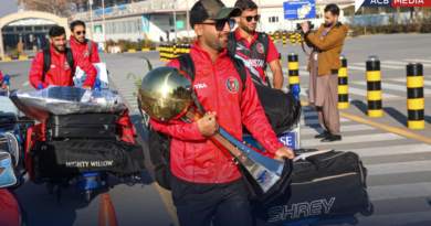 Afghanistan players have returned home