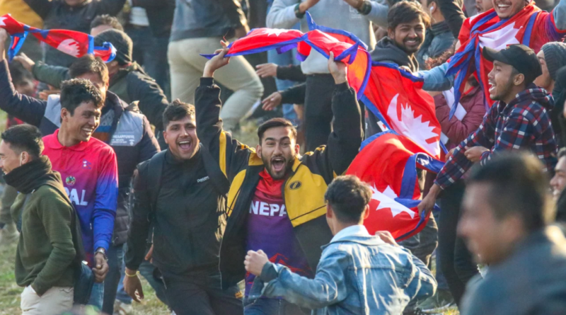 Fans at Tribhuvan University Stadium turn delirious after a Nepal boundary keeps hope alive•Feb 05, 2020•Peter Della Penna