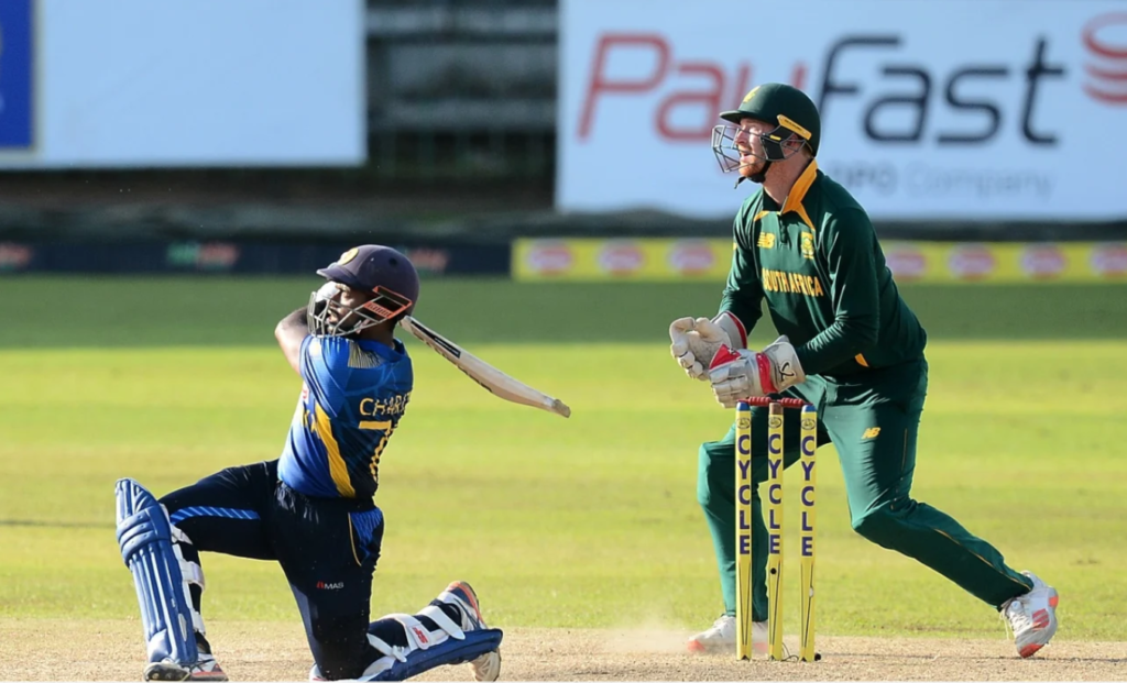 Charith Asalanka doesn't really hold a lot back•Sep 07, 2021•Gallo Images/Getty Images