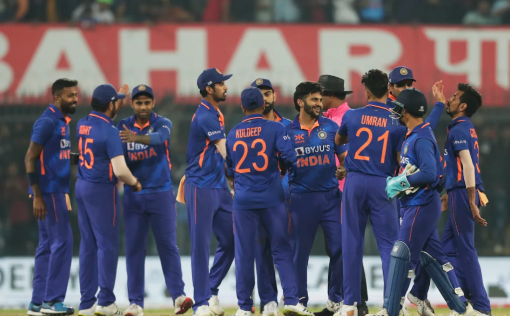 India celebrate victory•Jan 24, 2023•BCCI