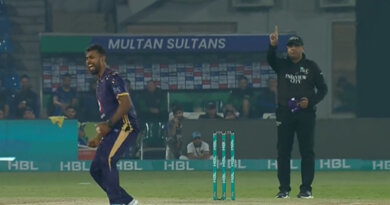 Nuwan Thushara took a wicket on his first ball in the PSL