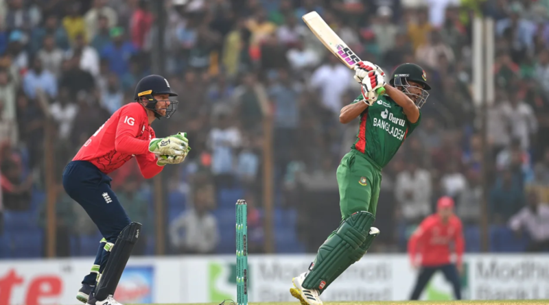 Najmul Hossain Shanto played fluently for a 27-ball fifty•Mar 09, 2023•Getty Images
