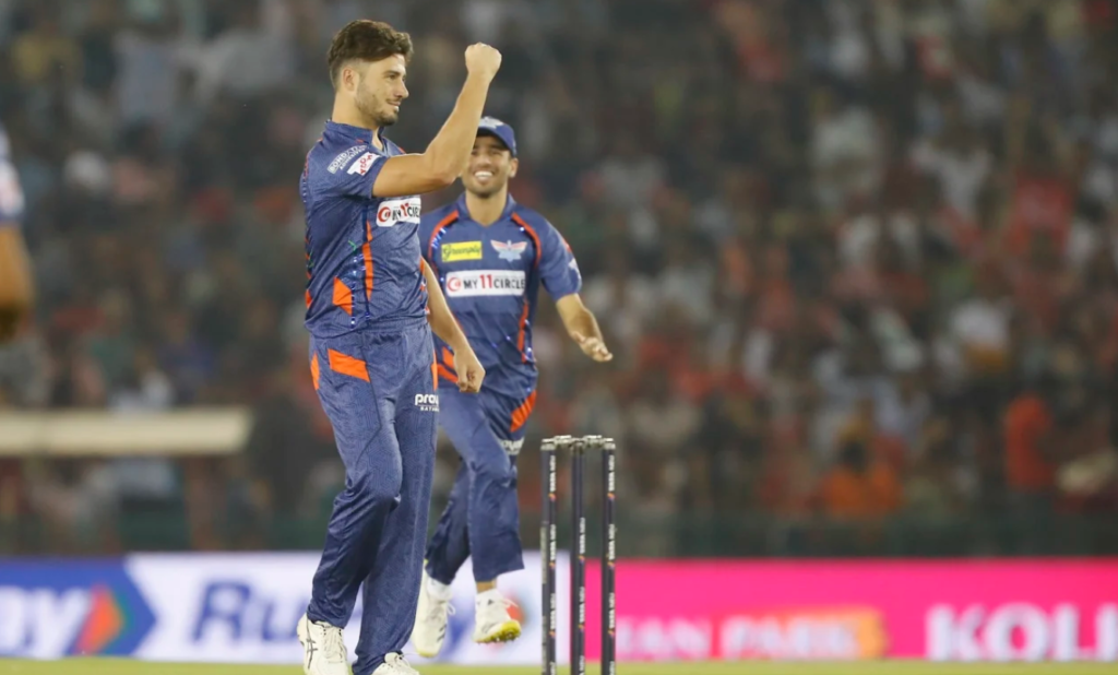 Marcus Stoinis dismissed Shikhar Dhawan in the very first over•Apr 28, 2023•BCCI
