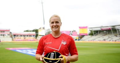 Katherine Brunt was awarded a special cap for her 100th T20I•Jul 30, 2022•Getty Images