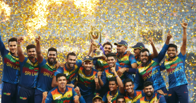 All smiles: Sri Lanka with the Asia Cup trophy•Sep 11, 2022•Getty Images