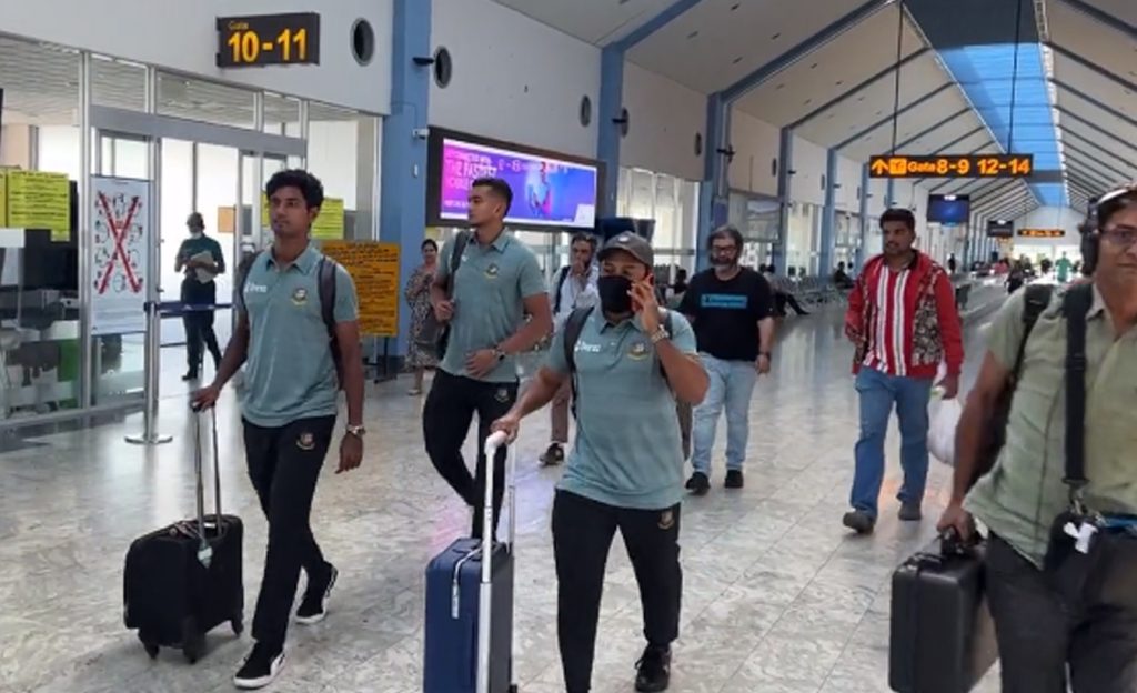 Bangladesh team arrived in Sri Lanka