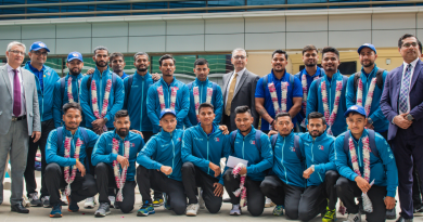 Nepal team has arrived in Karachi ©PCB