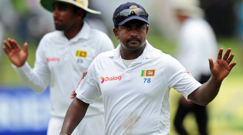 Rangana Herath became the first left-arm bowler to take nine wickets in an innings in Tests•Aug 16, 2014•AFP