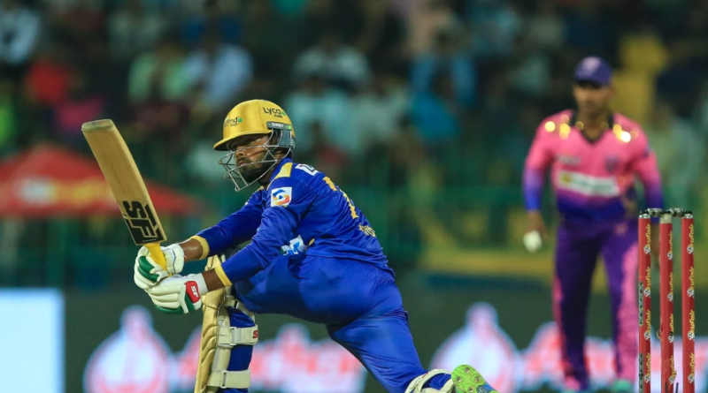Towhid Hridoy held the Jaffna Kings innings together•Jul 30, 2023•SLC