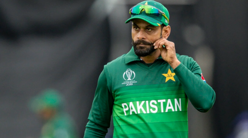 Mohammad Hafeez tweaks his moustache•Jun 26, 2019•Getty Images