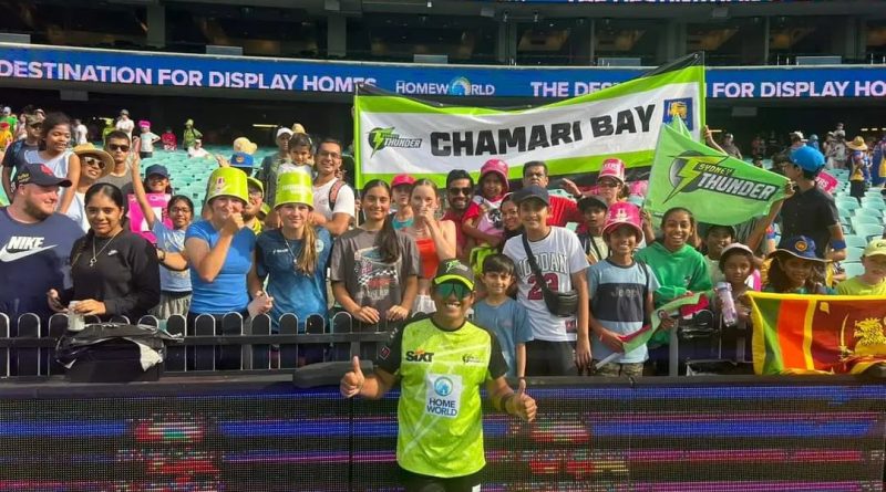 Sri Lankans were very excited about Chamari's performance in WBBL