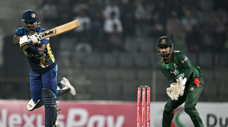 Angelo Mathews scored 32 off 21•Mar 06, 2024•Getty Images