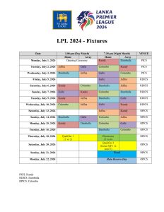 LPL2024 Fixtures SLC