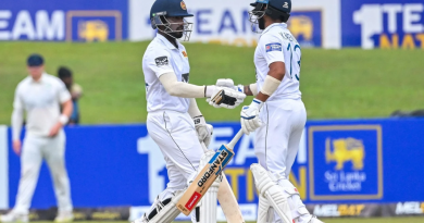 Nishan Madushka and Kusal Mendis put up a solid stand•Apr 27, 2023•Getty Images