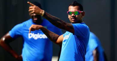 Sunil Narine during a practice session•Sep 22, 2016•Getty Images