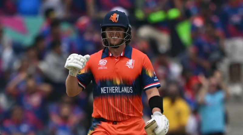 Max O'Dowd took Netherlands home with an unbeaten 54•Jun 04, 2024•AFP/Getty Images