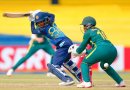 Harshitha Samarawickrama steadied the innings after quick wickets •May 02, 2025•SLC