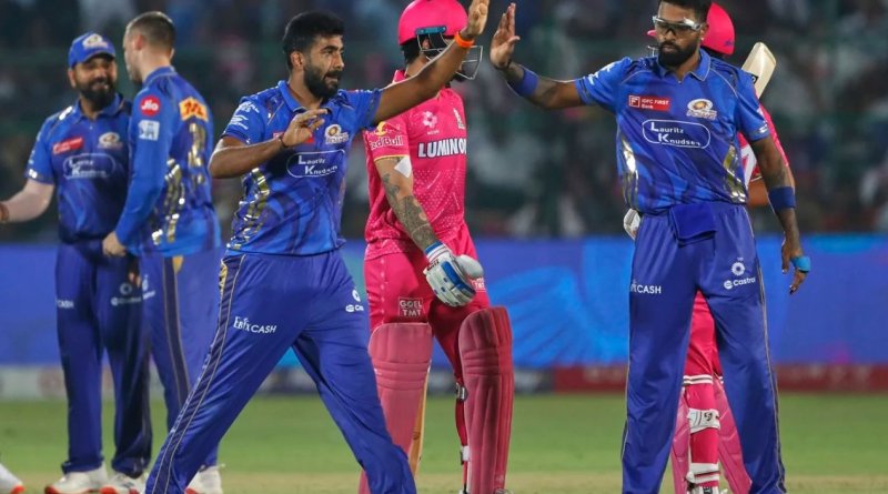Jasprit Bumrah struck twice in two balls inside the powerplay•May 01, 2025•Associated Press