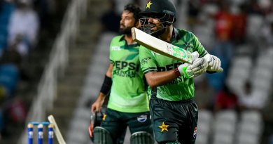 Babar Azam walks back after being stumped•Aug 08, 2025•AFP/Getty Images